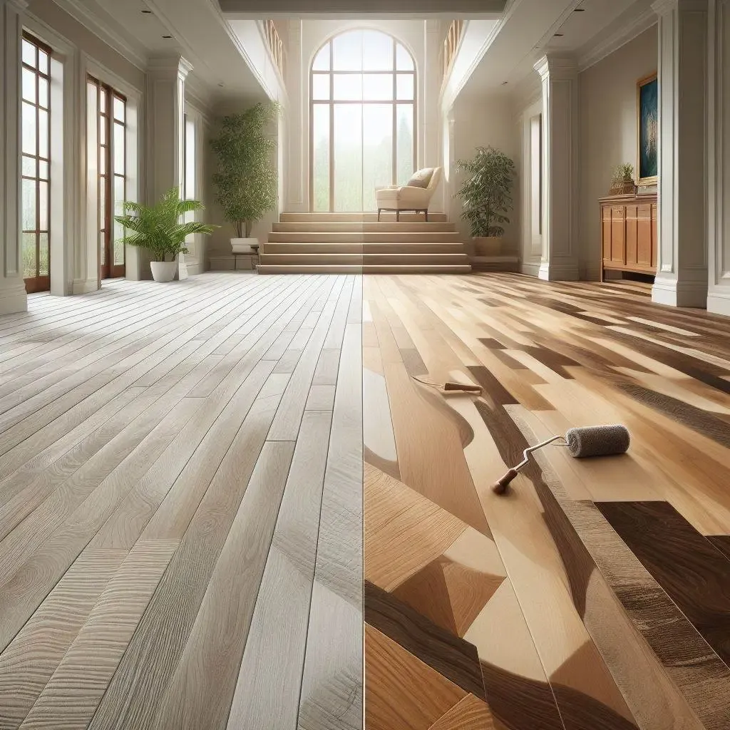 Semi-Solid Wood Floor Sanding Image