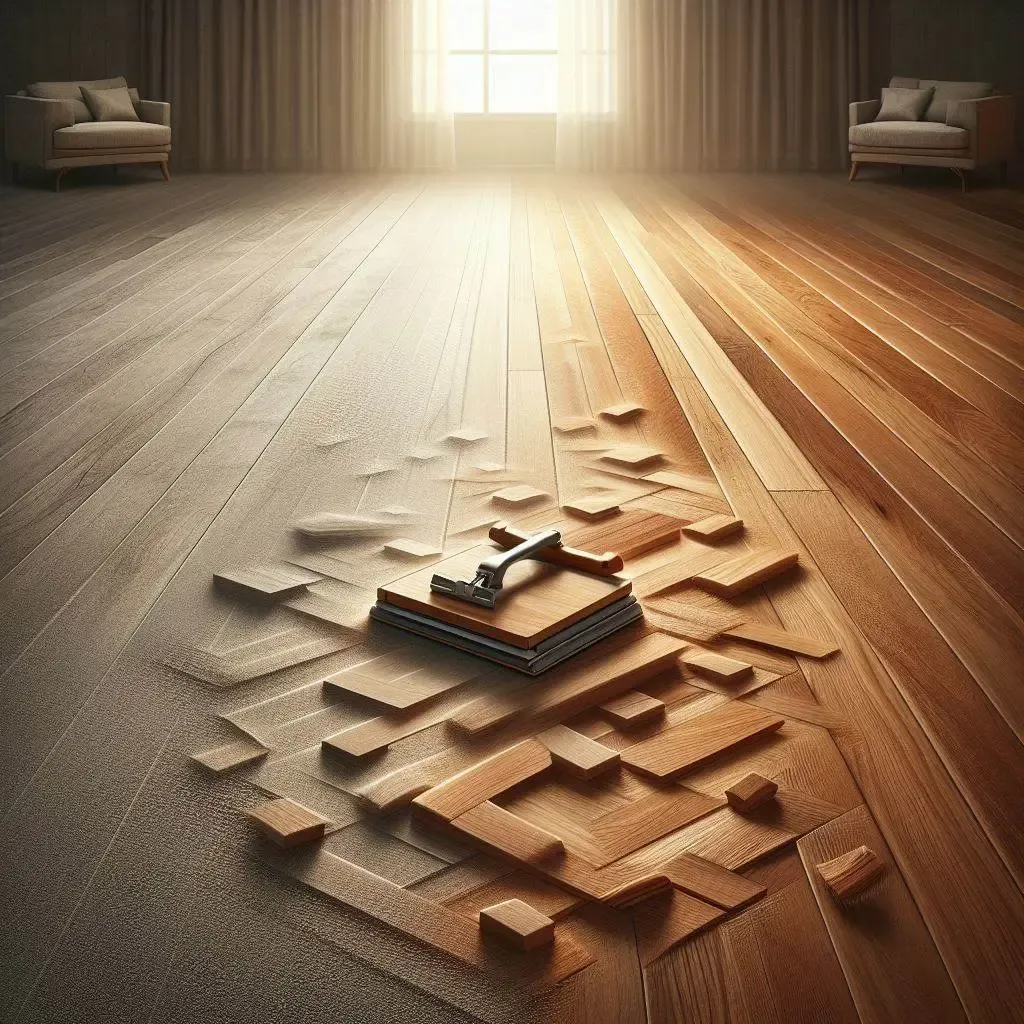 Solid Wood Floor Sanding Image